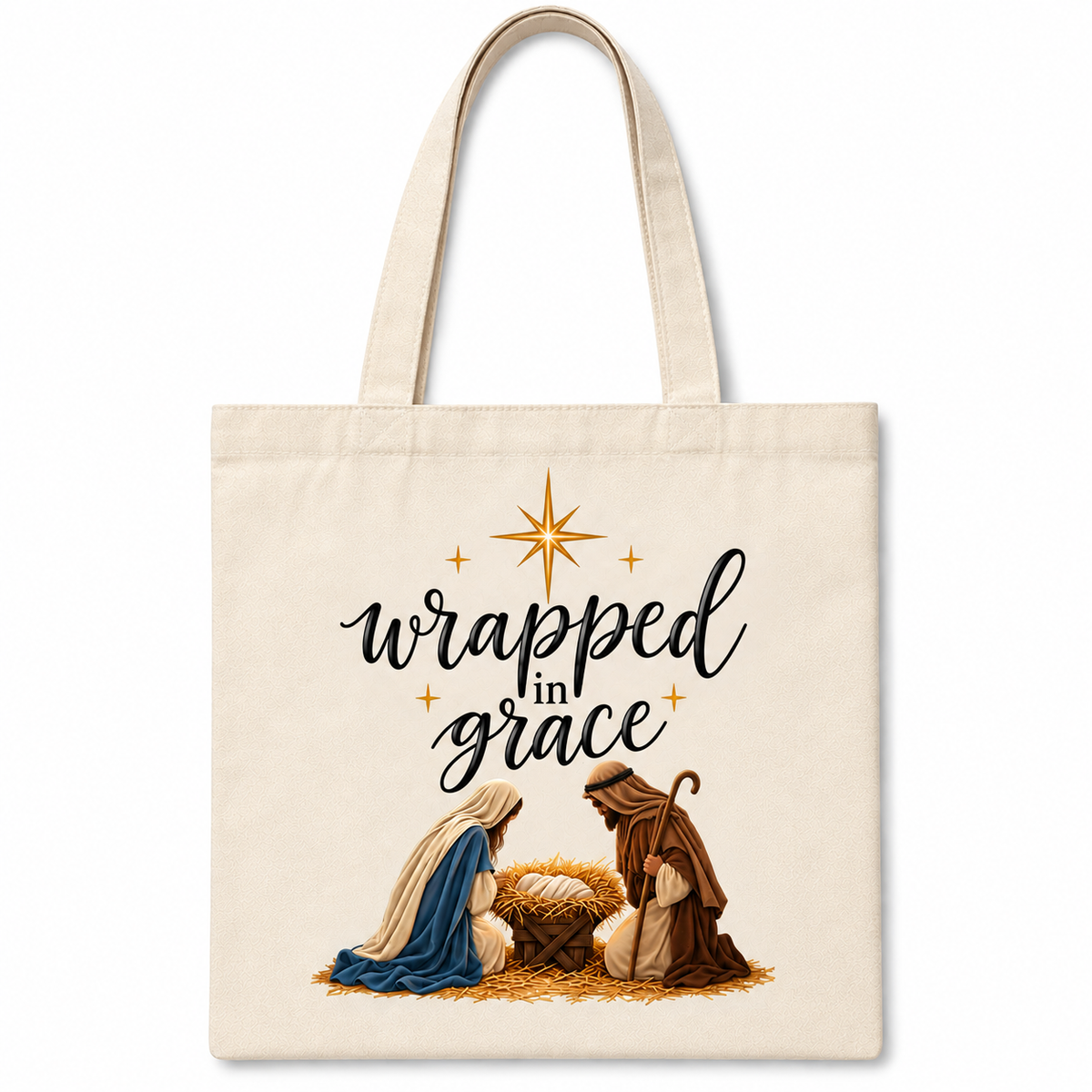 'Wrapped in Grace' tote