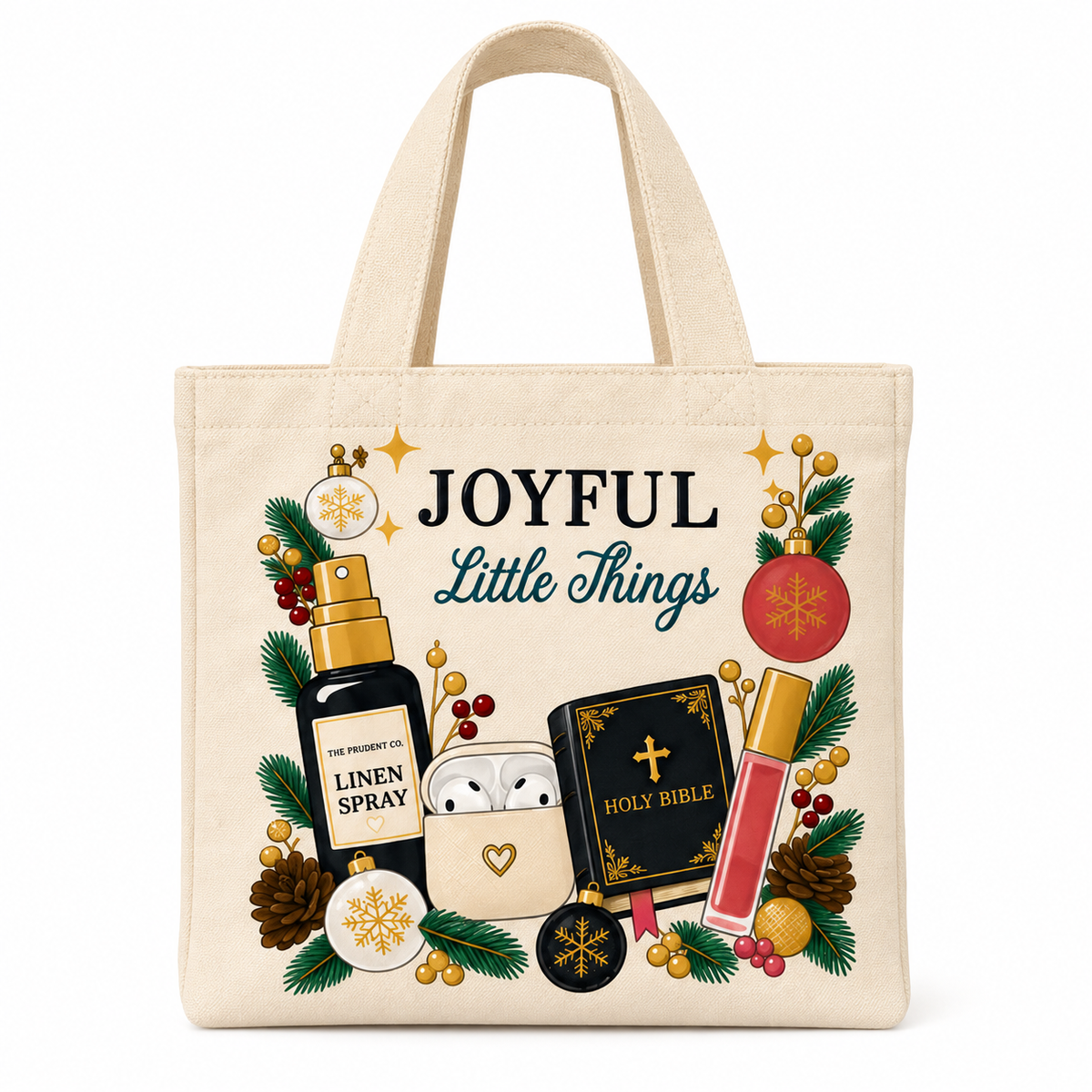'🎄Joyful little things' Tote