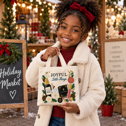 '🎄Joyful little things' Tote